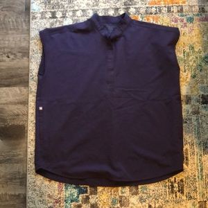 Figs purple shadow Rafaela scrub top